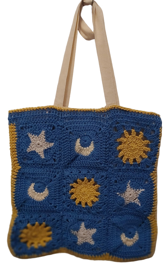 Sun, Moon and Star Tote